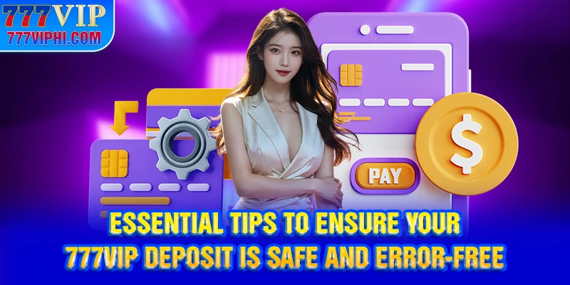 Essential tips to ensure your 777vip deposit is safe and error-free
