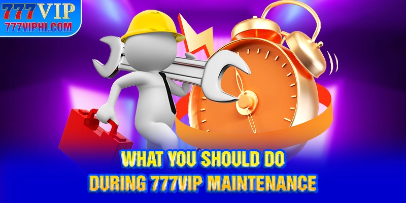 What You Should Do During 777VIP Maintenance